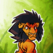 Lion arrogant
