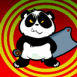 Panda avec une hache