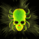 T�te d'alien vert