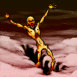 Mort-vivant sortant de tombe