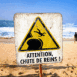 "Attention, chute de reins"