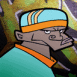 Badboy devant un graff