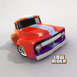 Pickup "Low rider" rouge