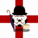 Angleterre: Drapeau et ballon de foot