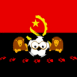 Angola: Drapeau et ballon de foot