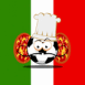 Italie: Drapeau et ballon de foot