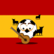 Espagne: Drapeau et ballon de foot