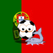 Portugal: Drapeau et ballon de foot