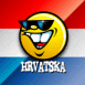 Smiley et drapeau croate