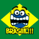 Drapeau br�silien "Brasiiil"
