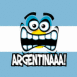 Drapeau argentin "Argentinaaa!"