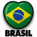 Br�sil: Ballon en coeur