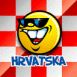 Smiley et drapeau croate
