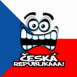 Drapeau tch�que "Ceska Republikaaa!"