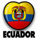 Equateur: Ballon en coeur