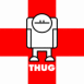 Drapeau anglais "Thug"