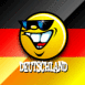Smiley et drapeau allemand