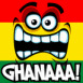 Drapeau ghan�en "Ghanaaa!"