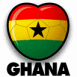 Ghana: Ballon en coeur