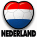 Pays-Bas: Ballon en coeur