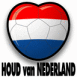 Pays-Bas: Ballon en coeur "Houd van Nederland"