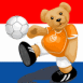 Pays-Bas: Ourson et drapeau