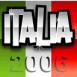 Drapeau italien "Italia 2006"