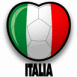 Italie: Ballon en coeur
