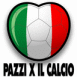 Italie: Ballon en coeur "Pazzi x il calcio"