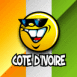 Smiley et drapeau ivoirien