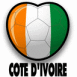 C�te d'Ivoire: Ballon en coeur