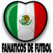 M�xique: Ballon en coeur "Fanaticos de futbol"