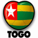 Togo: Ballon en coeur