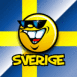 Smiley et drapeau su�dois