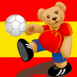 Espagne: Ourson et drapeau