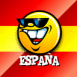 Smiley et drapeau espagnol