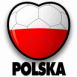 Pologne: Ballon en coeur