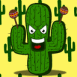 Cactus jouant des maracas