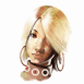 Blonde boudeuse