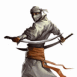 Ninja portant deux �p�es