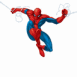 Spider-Man accroch� � deux toiles