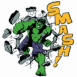 Hulk d�fonce un mur 