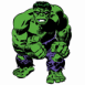 Hulk montre son poing