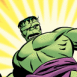 Hulk bombe le torse