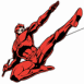 Daredevil  en position de combat