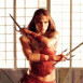 Elektra avec deux sabres