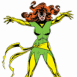 Jean Grey en costume vert