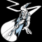 Surfeur d'argent jaillit