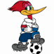Woody Woodpecker au foot