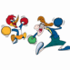 Pom-pom girls (Woody Woodpecker)